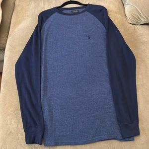 Ralph Lauren Men’s Sweater Size Large Color blue/dark blue.